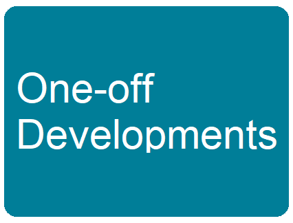 One-off Developments e.g. app integrations, new development to an existing Salesforce system etc